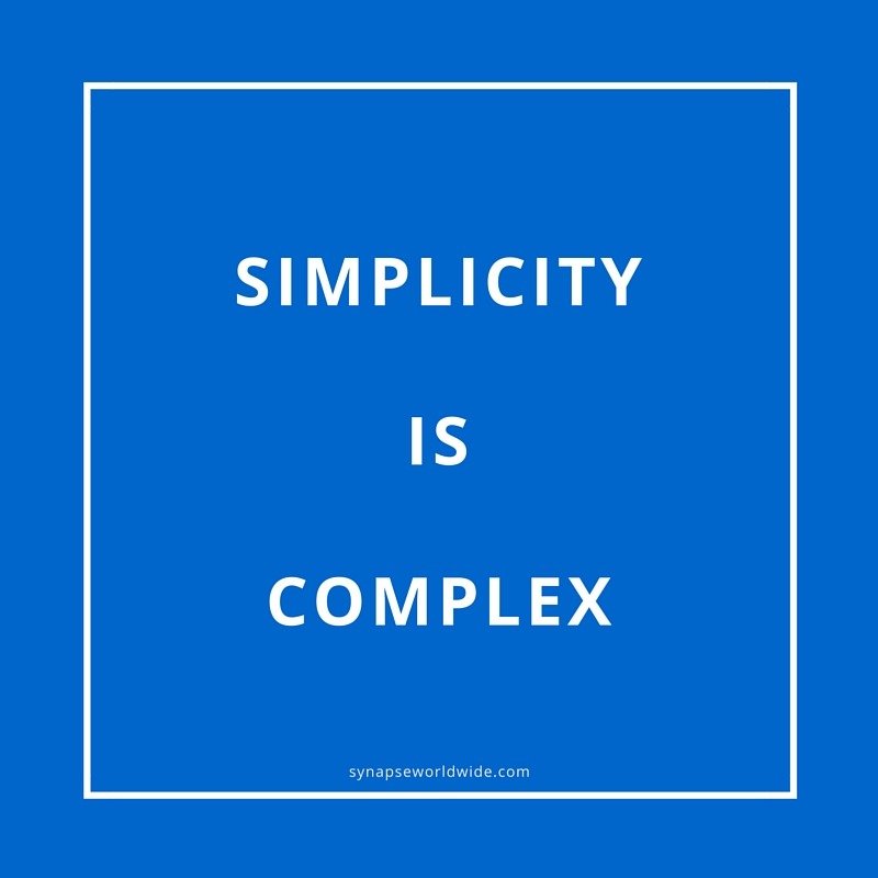 simplicity is complex
